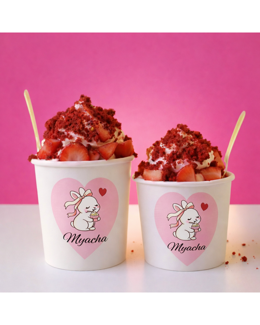 Strawberry Red Velvet Pudding _0