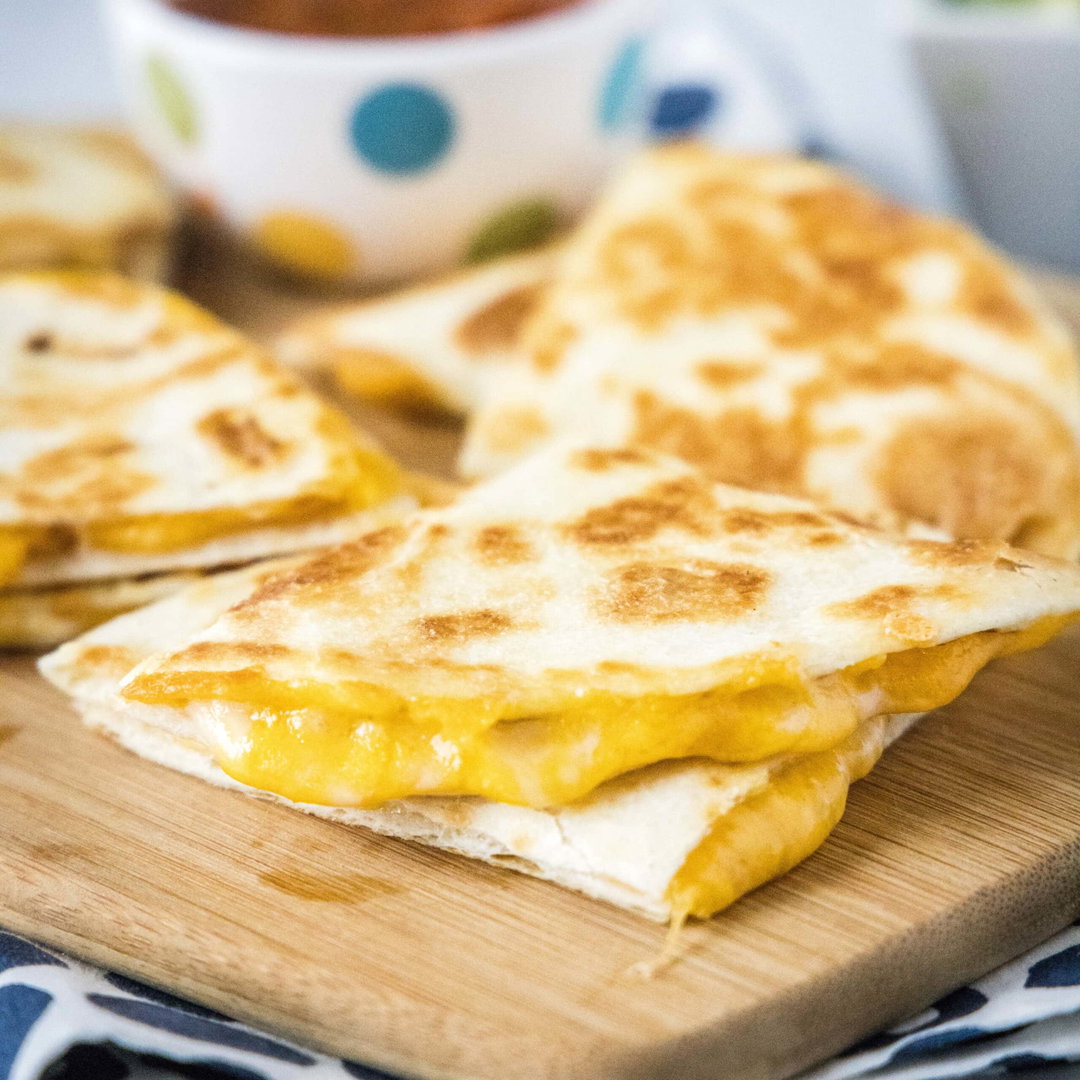 Plain Cheese Quesadillas