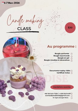 Candle Making Class 