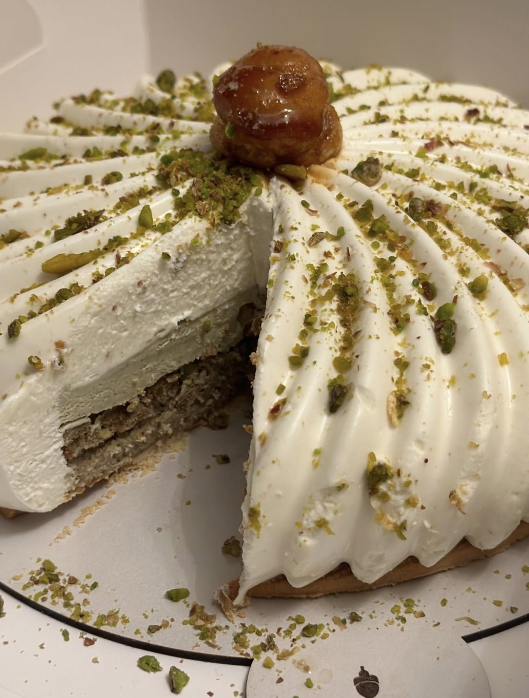 Mystica Pistachio Cake