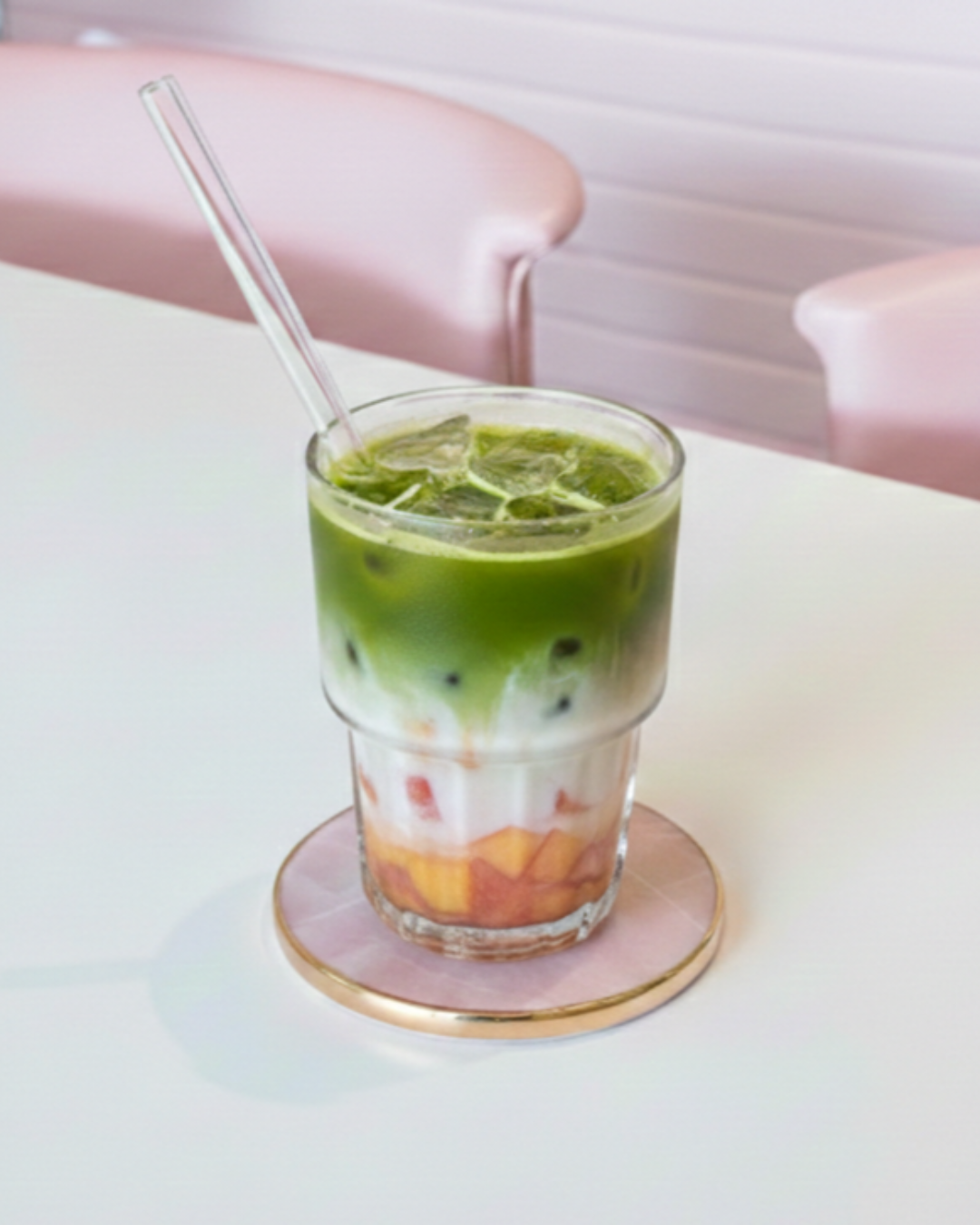 Peach Matcha