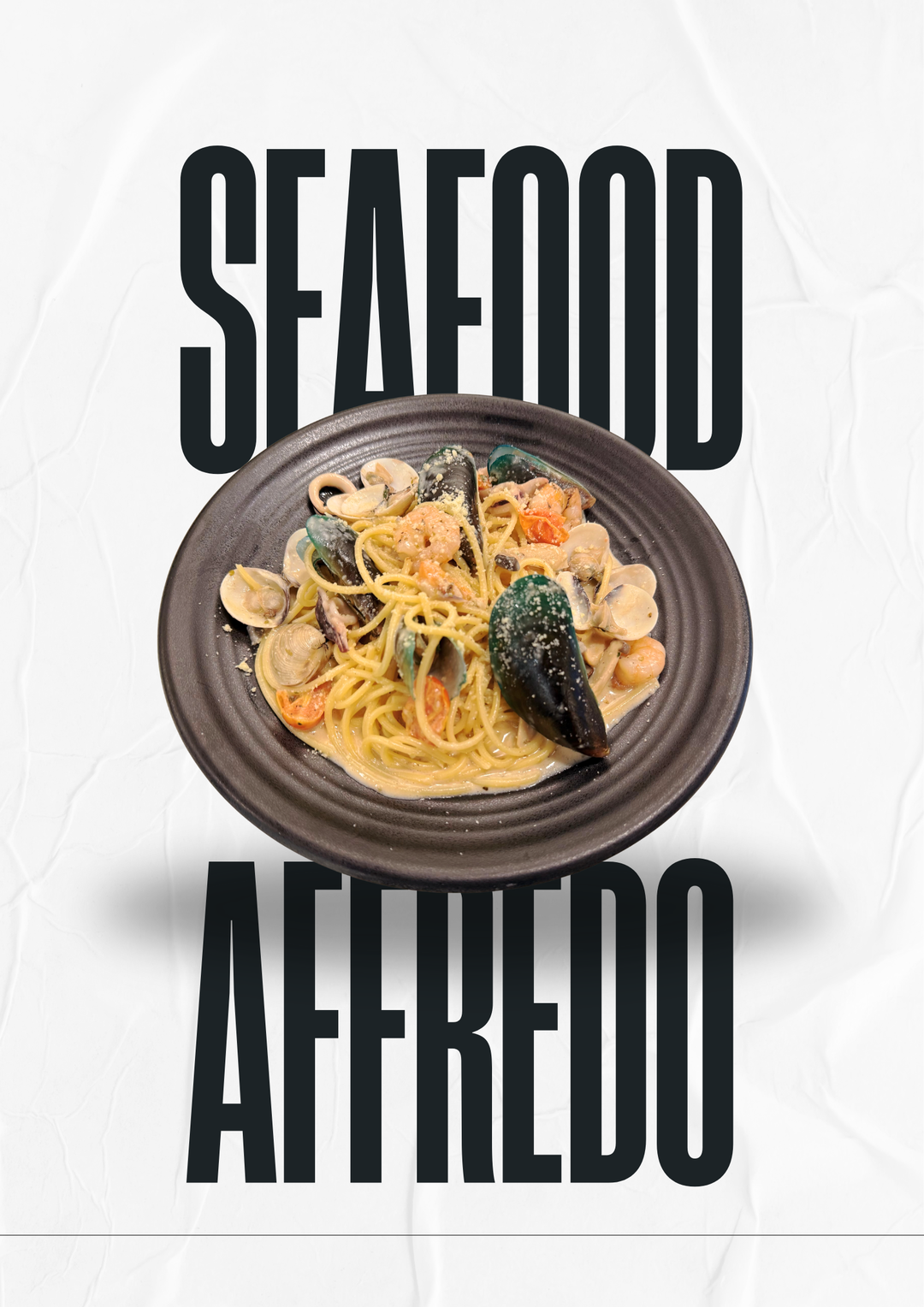 Spaghetti Seafood Affredo 