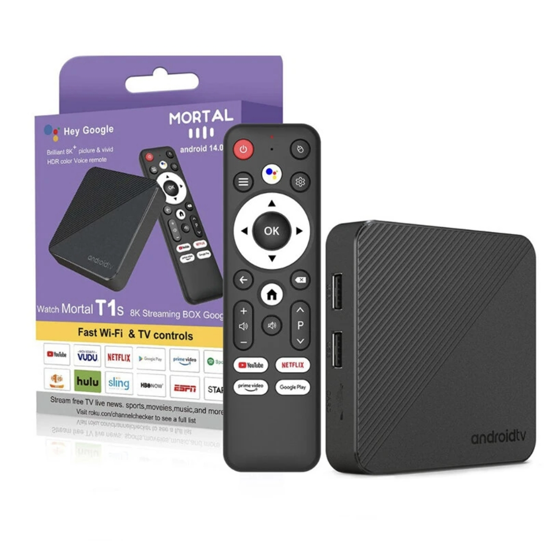 Mortal T1s 8K Streaming BOX Google Tv_0