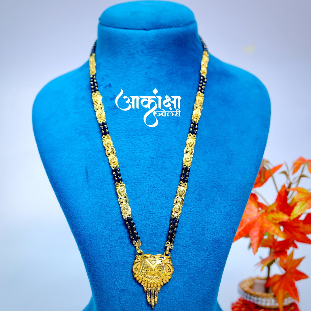 Anuja Short Mangalsutra (1 Gram Gold Plated)