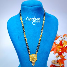 Ashalata Short Mangalsutra (1 Gram Gold Plated)