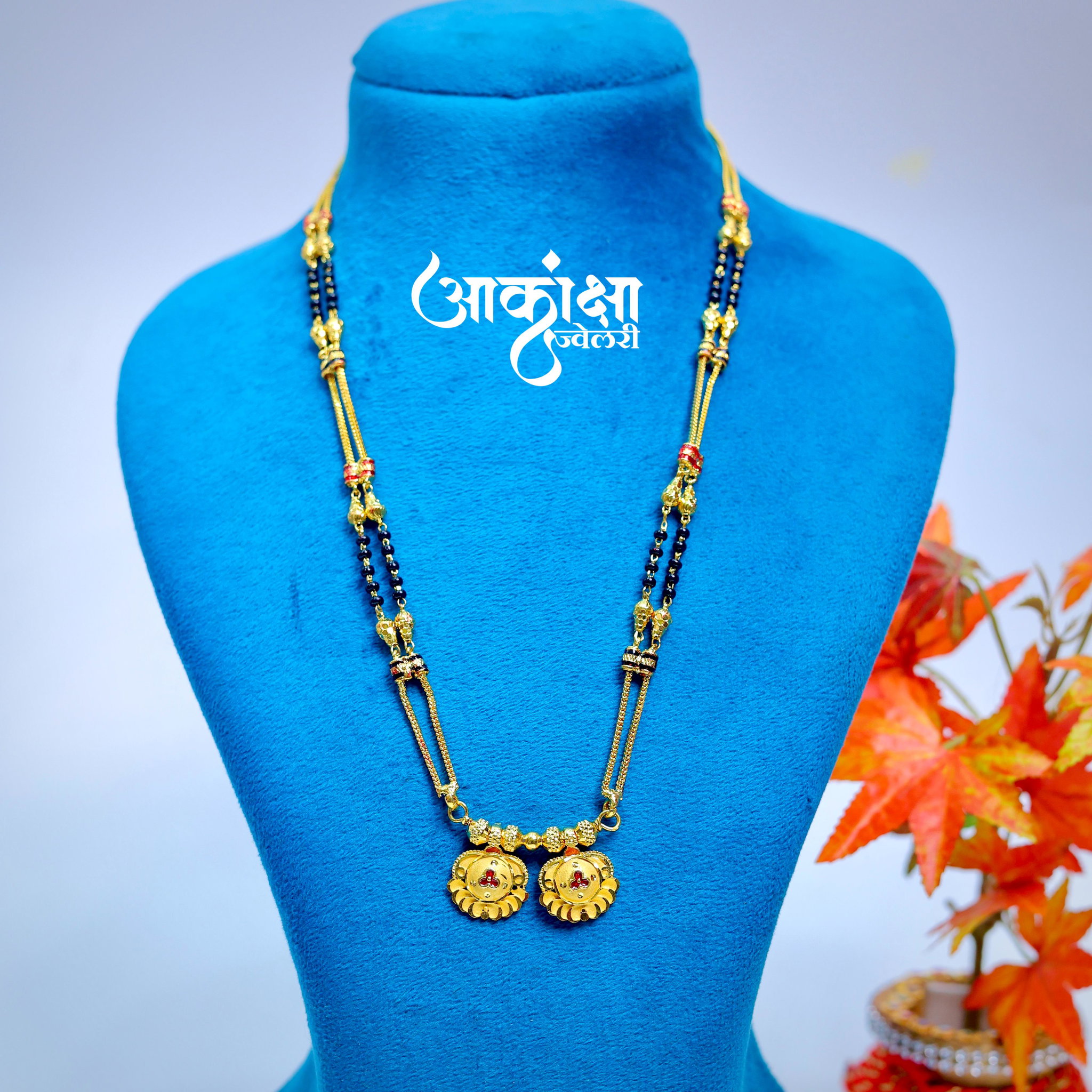 Bhagyashree Short Mangalsutra (1 Gram Gold Plated)_0