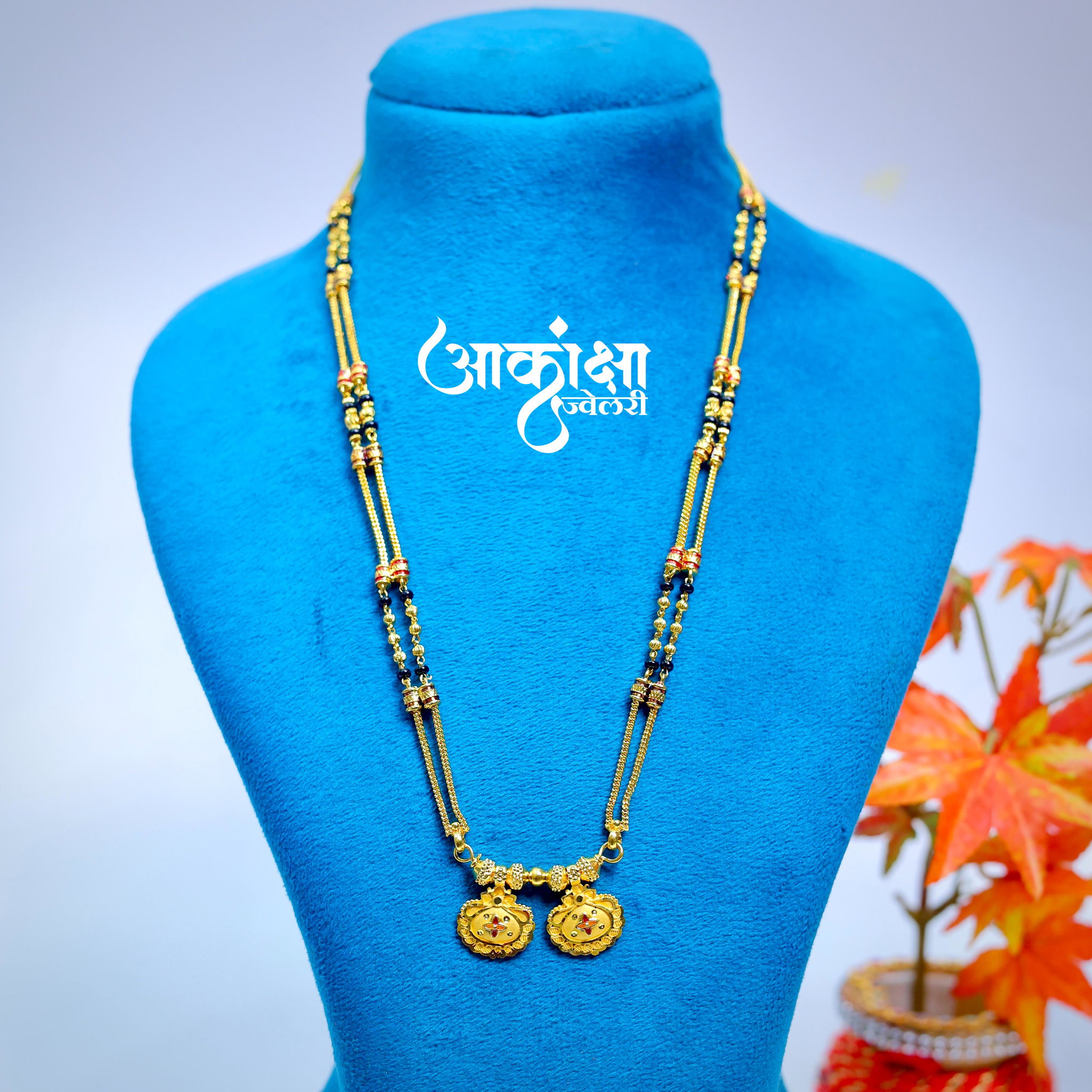Deepali Short Mangalsutra (1 Gram Gold Plated)_0