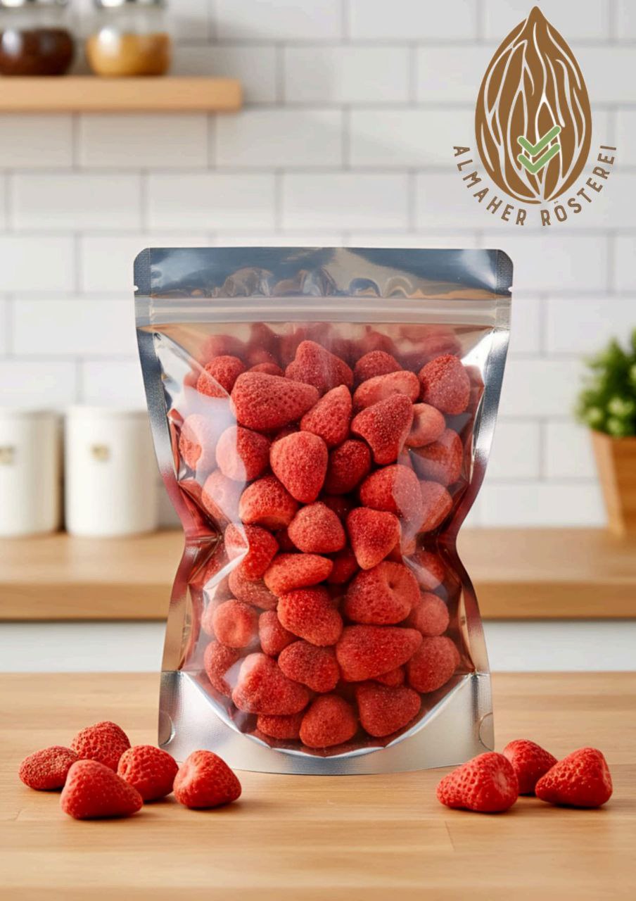" فواكه مجففه بالتبريد " فراولة - Gefriergetrocknete Erdbeeren_0