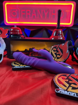 Vibrador doble acción con estimulación de clitoris 