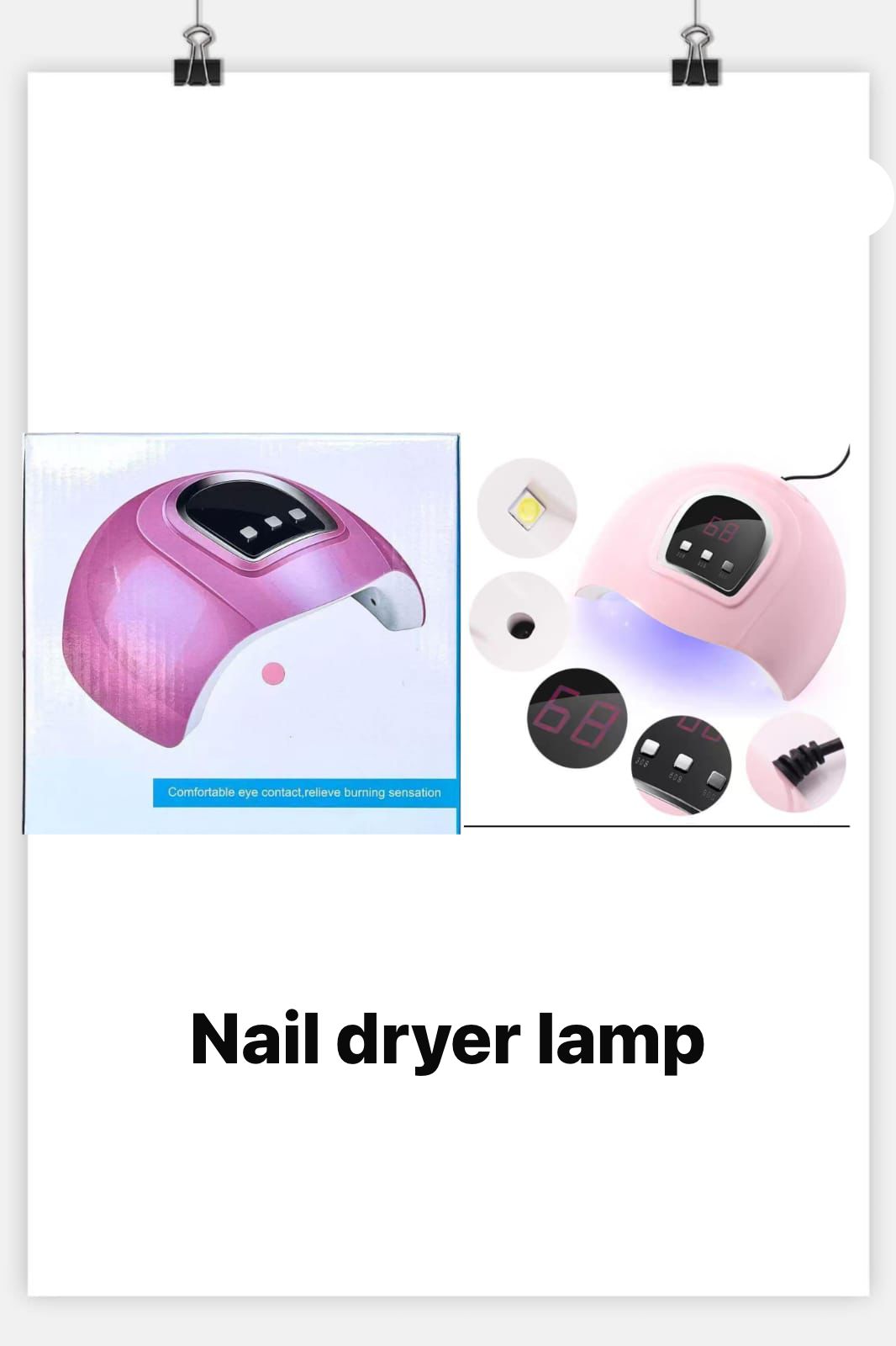 Nail dryer lamp_0