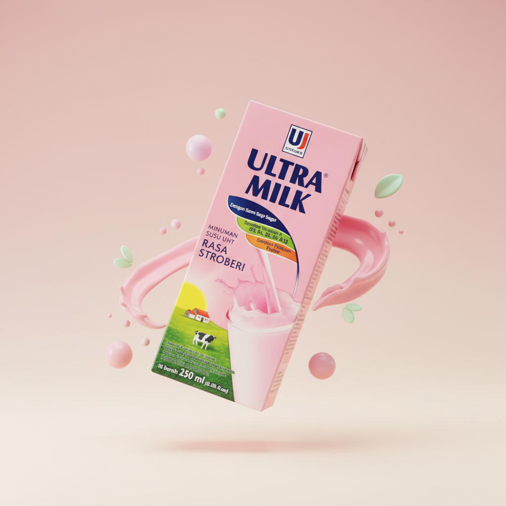 ULTRA MILK STROBERRY 250 ML/24_0