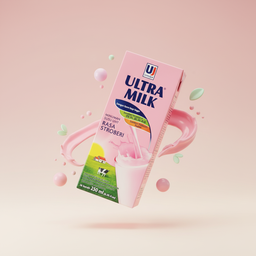 ULTRA MILK STROBERRY 250 ML/24