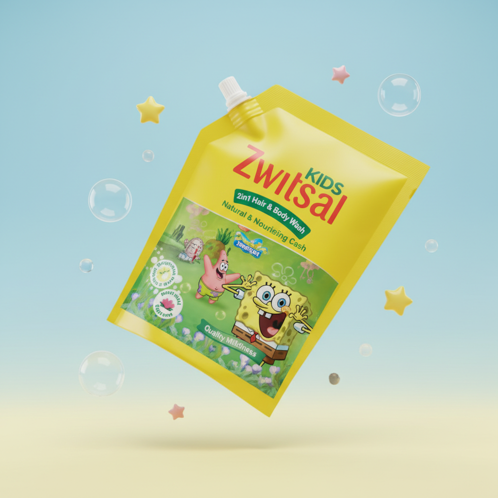 ZWITSAL KIDS 2IN1 GRN NAT&NOURISH PCH 250ML/12