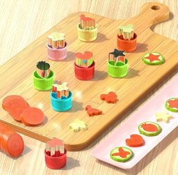 Kit Creativo de Cortadores para Lunch Infantil de 47 piezas 