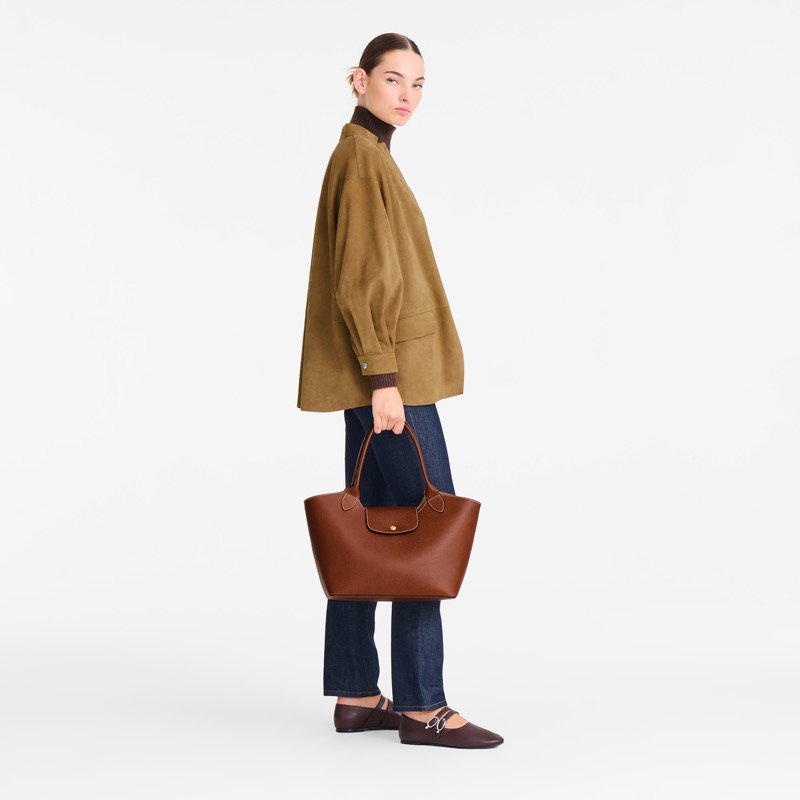 Longchamp Le Pliage Epure Tote Bag (Long Handle)_1