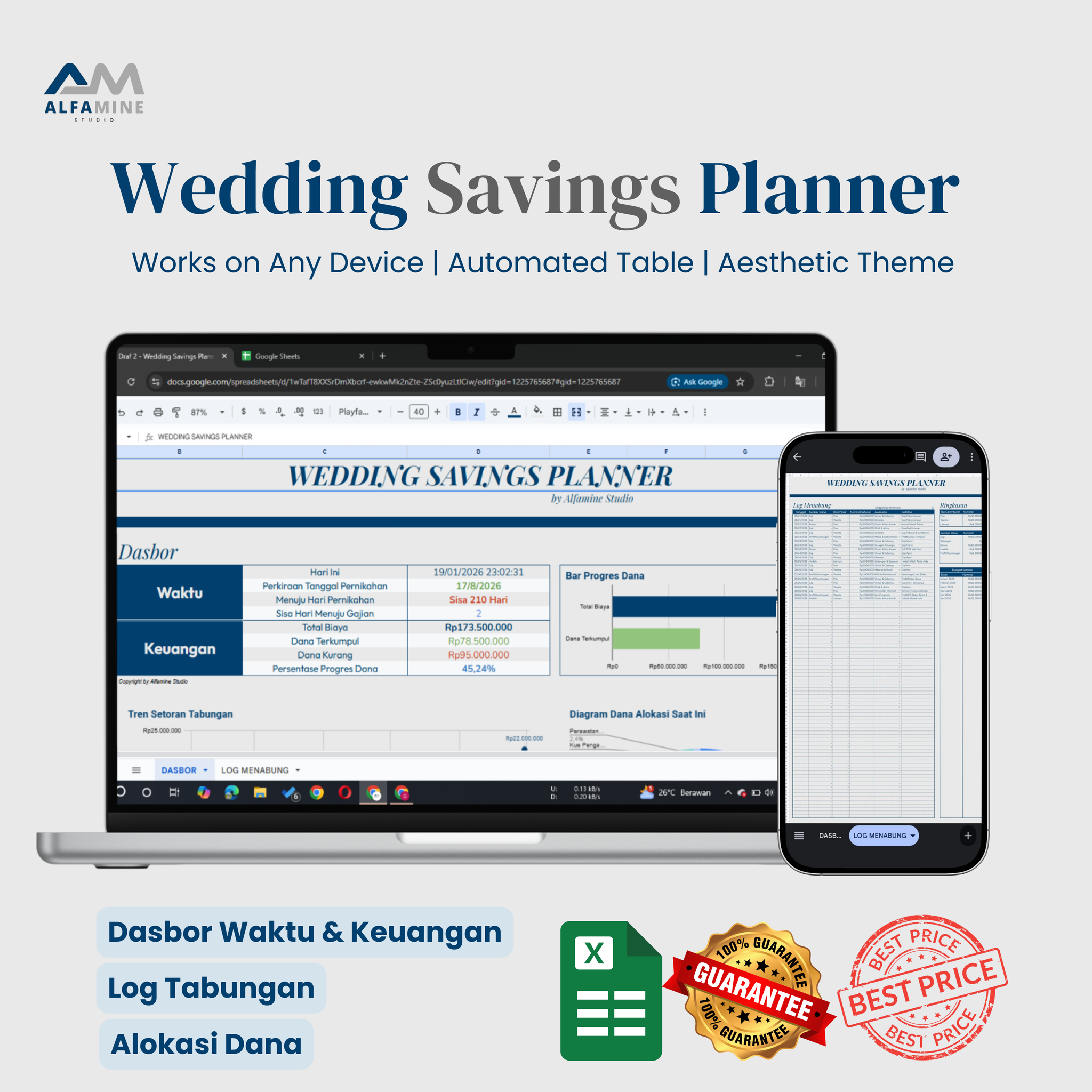 Wedding Savings Planner | Template Tabungan Dana Pernikahan by alfamine.co_0