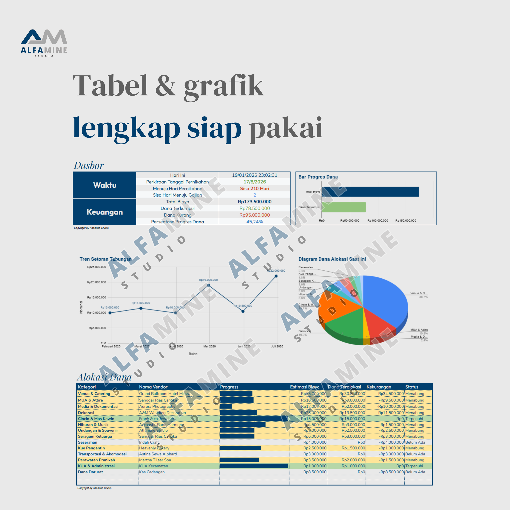 Wedding Savings Planner | Template Tabungan Dana Pernikahan by alfamine.co_2