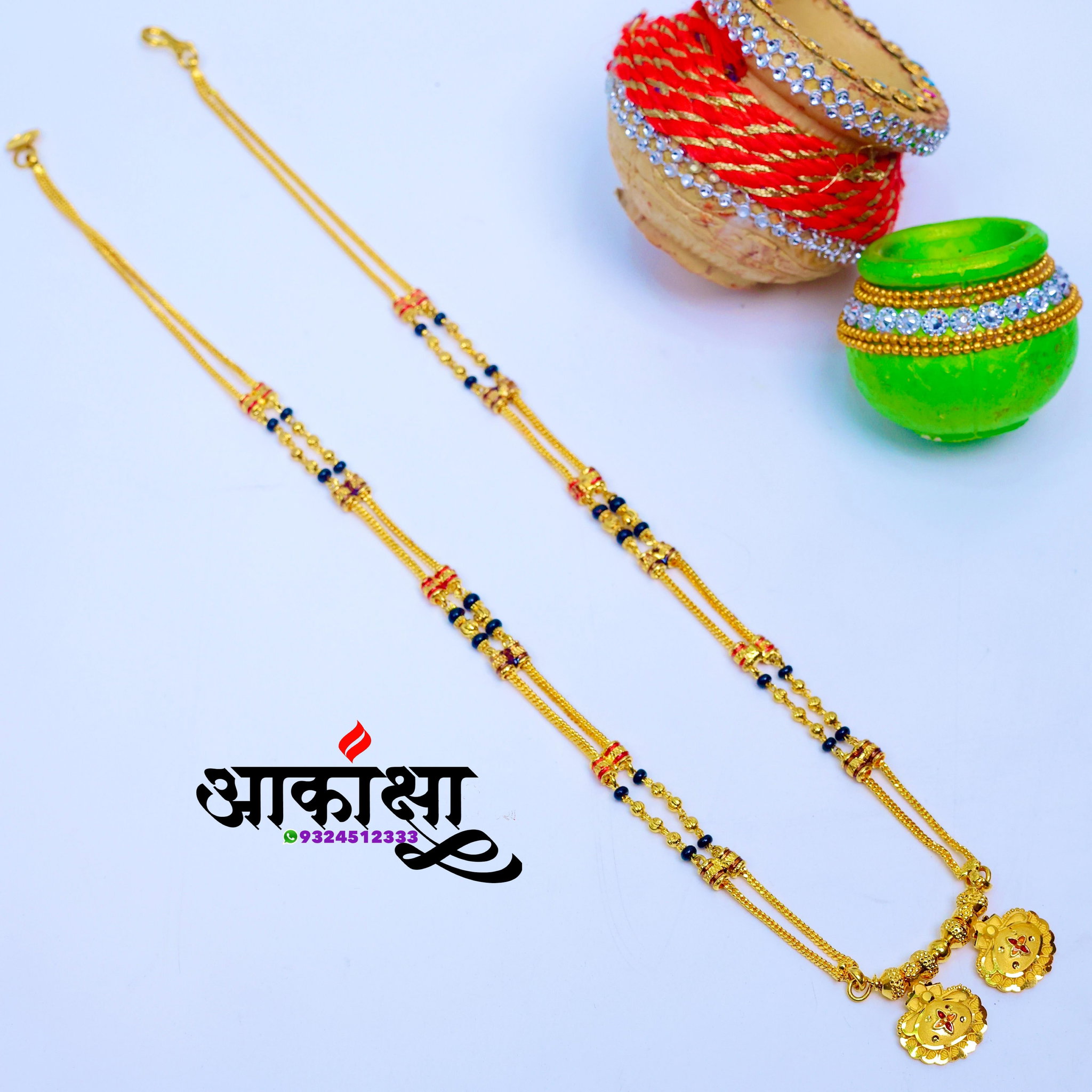 Deepali Short Mangalsutra (1 Gram Gold Plated)_1