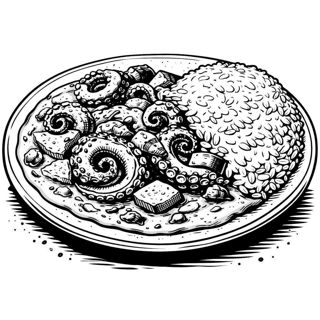 Octopus in Coconut Sauce_0