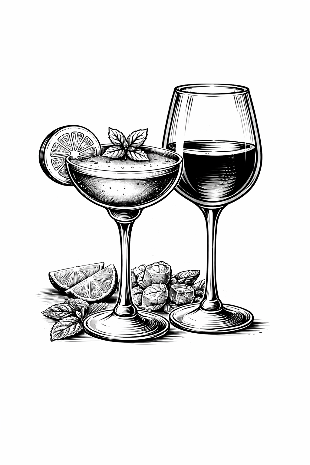 Cocktails & Wine