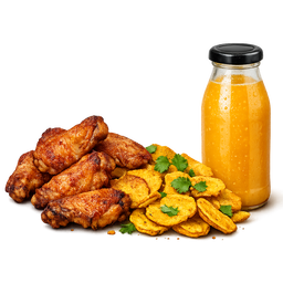 6 Wings – Bhajia + Juice
