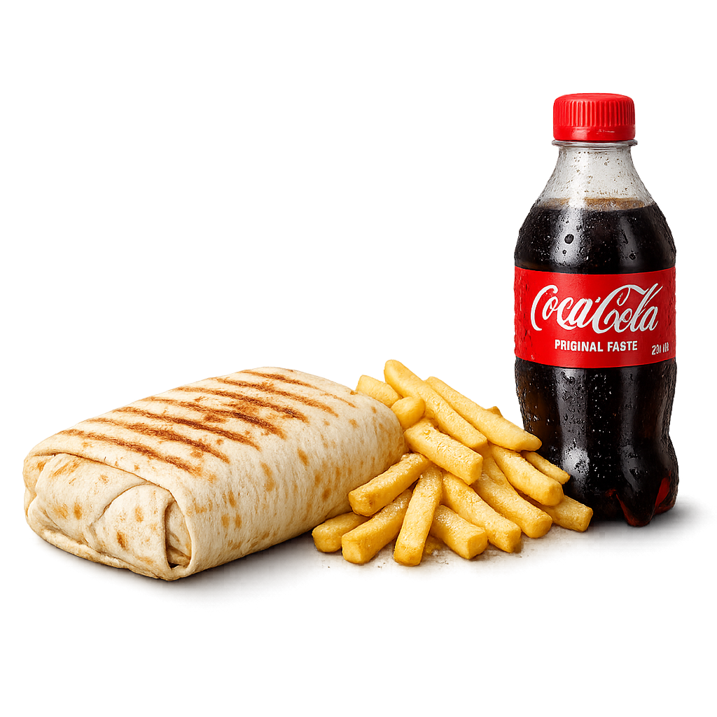 Chicken Shawarma – Classic Fries + Soda
