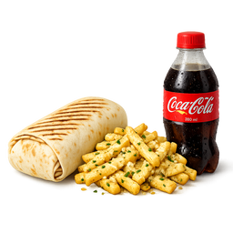 Chicken Shawarma – Garlic Fries + Soda