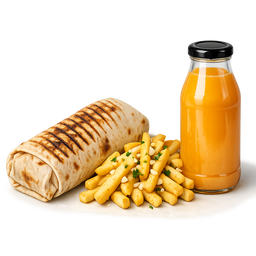 Chicken Shawarma – Garlic Fries + Juice
