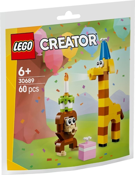 Birthday Party Animals paper bag / polybag