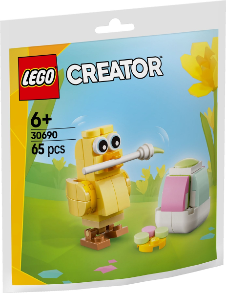 Easter Egg Chick Painting Fun paper bag / polybag