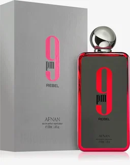 AFNAN 9PM REBEL 100ML EDP (DUPE MFK BACCARAT 540 + CREED AVENTUS)