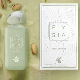 FRAGRANCE WORLD ELYSIA PISTA SUNDAE - DUPE OF KAYALI PISTACHIO 