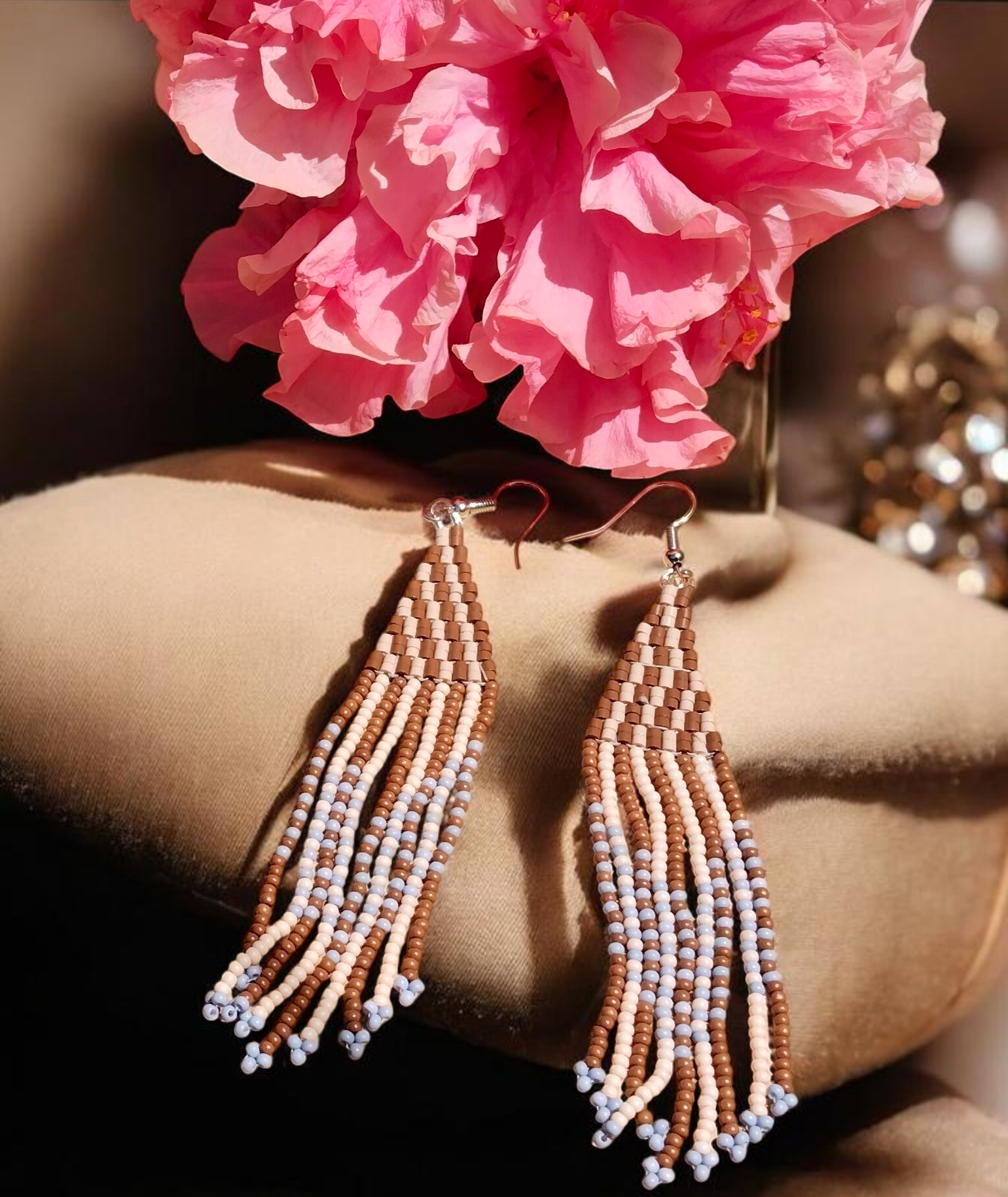 Hand Made Beaded earring_3