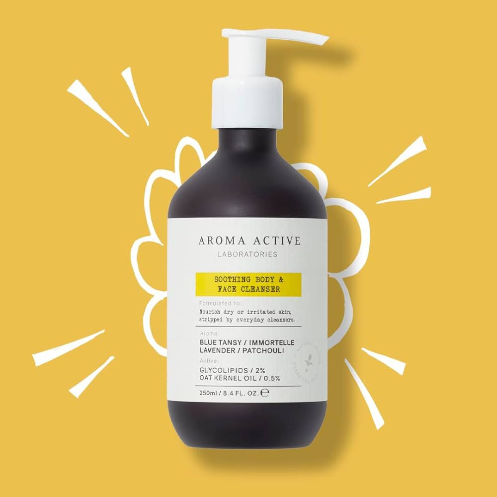 Aroma active soothing face&body cleanser 250 ml غسول اروما اكتف للوجه والجسم من  250 مل