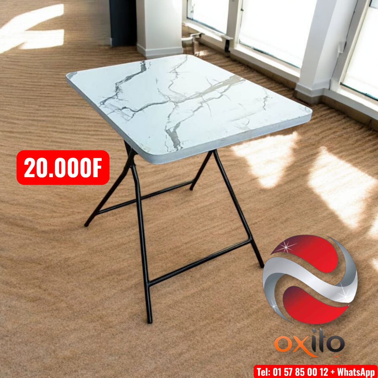 Table pliante 60/80cm_0