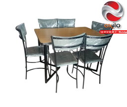 Table a 6 chaises 80/120cm