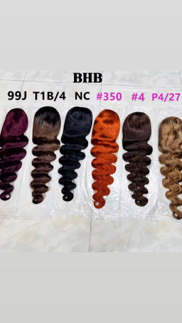SOLDE wig  Body Waves 100% Cheveux Humain -Densité 250%