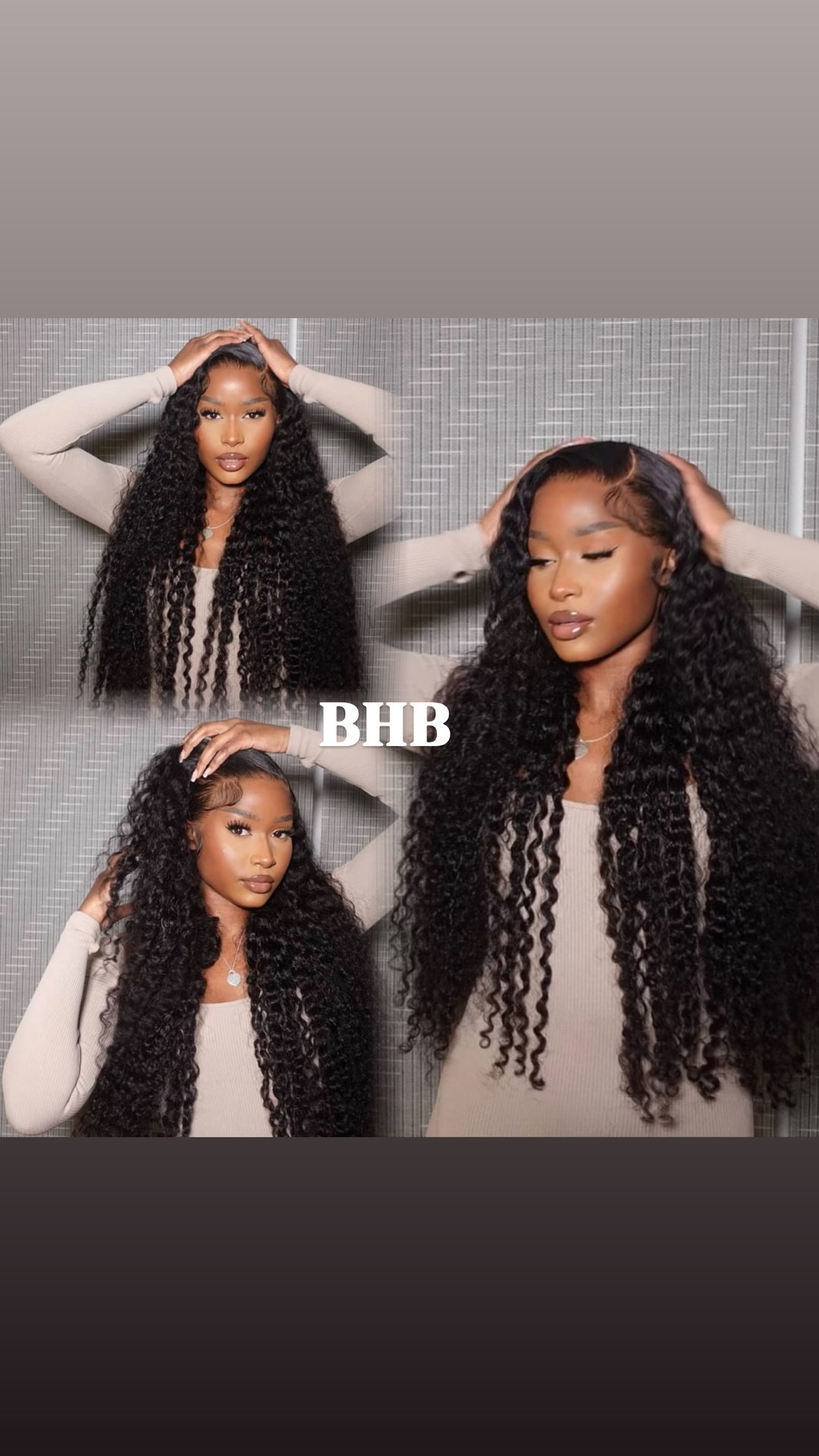 Wig Luxury Deep Waves 100% Cheveux Humain -Densité 250%