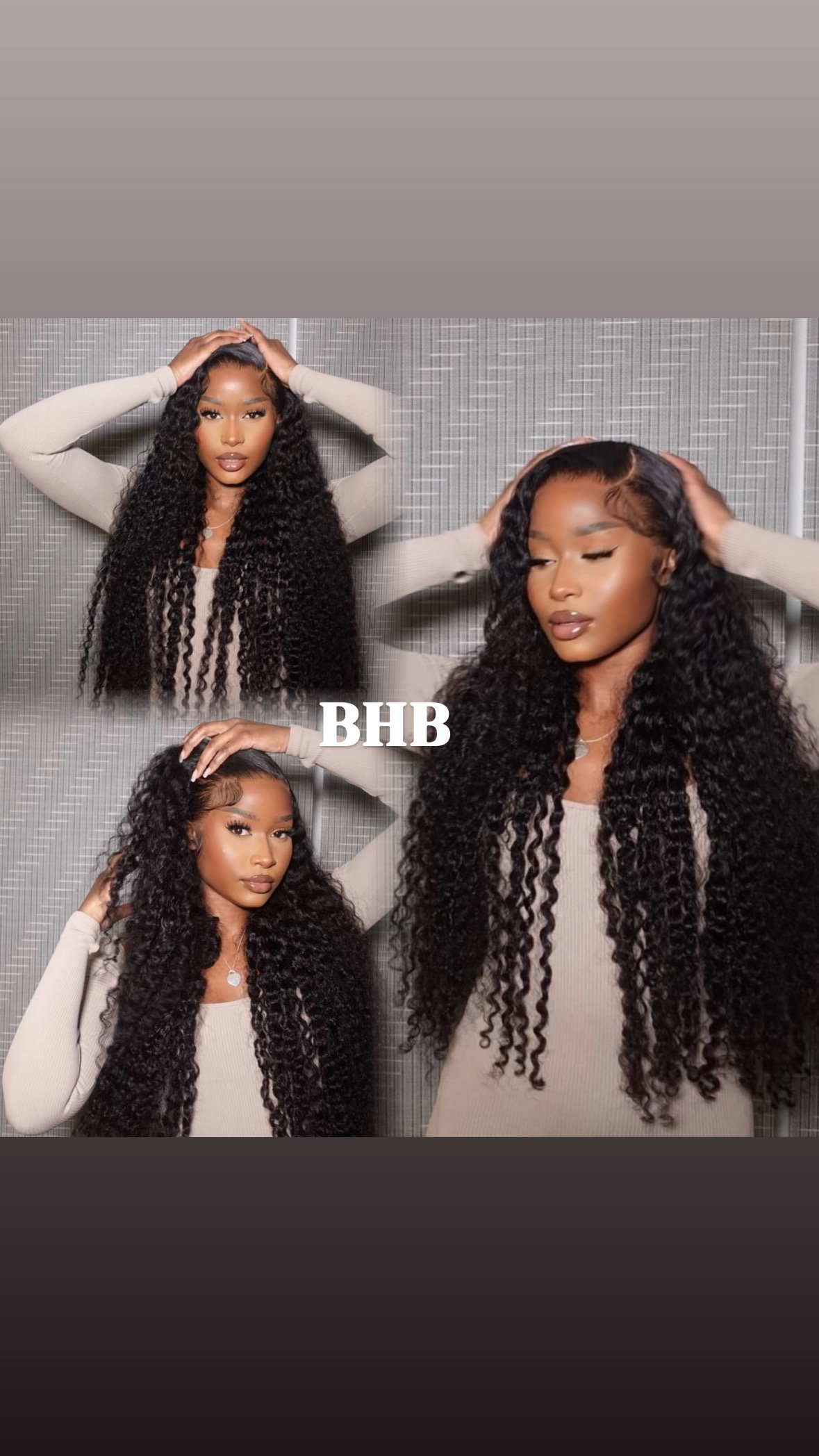 Wig  Luxury Deep Waves 100% Cheveux Humain -Densité 250% _0