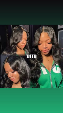 SOLDE wig  Body Waves 100% Cheveux Humain -Densité 250%