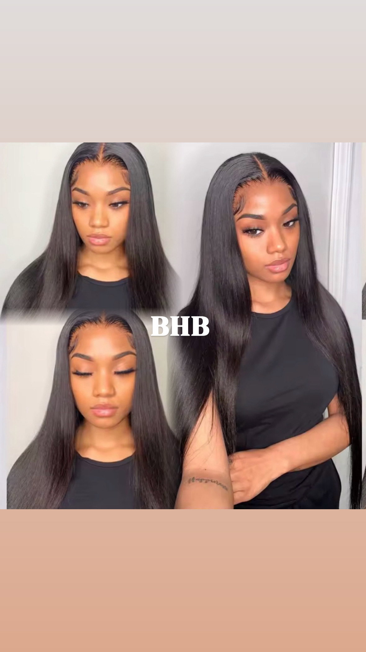 Wig  Luxury straight  100% Cheveux Humain -Densité 250%_0