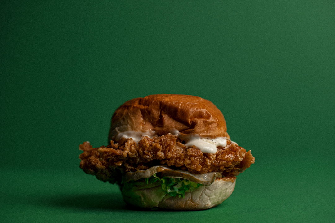 Hot Lemon Pepper Chicken Burger