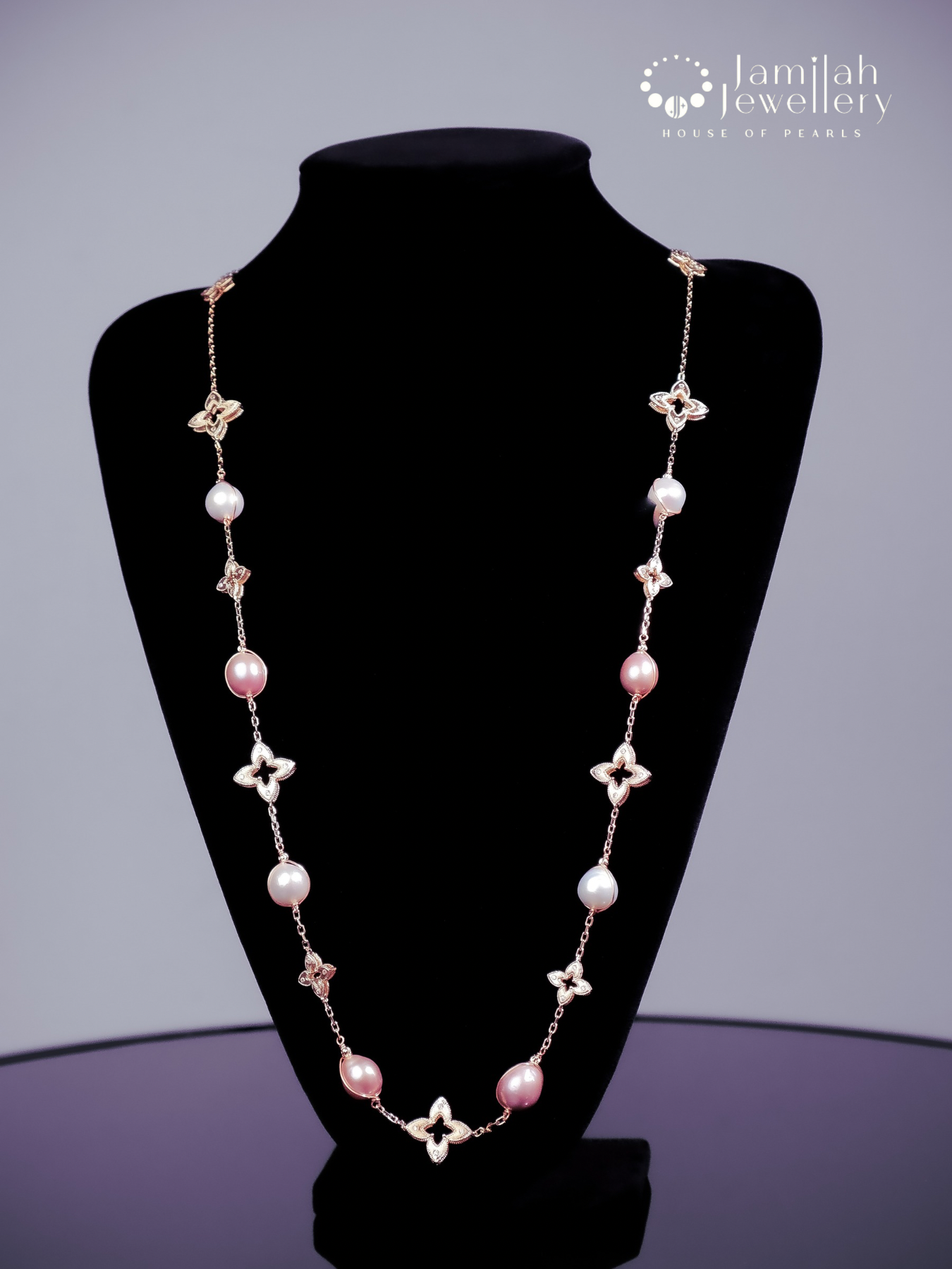 93cm Multi Color Pearl Necklace_0