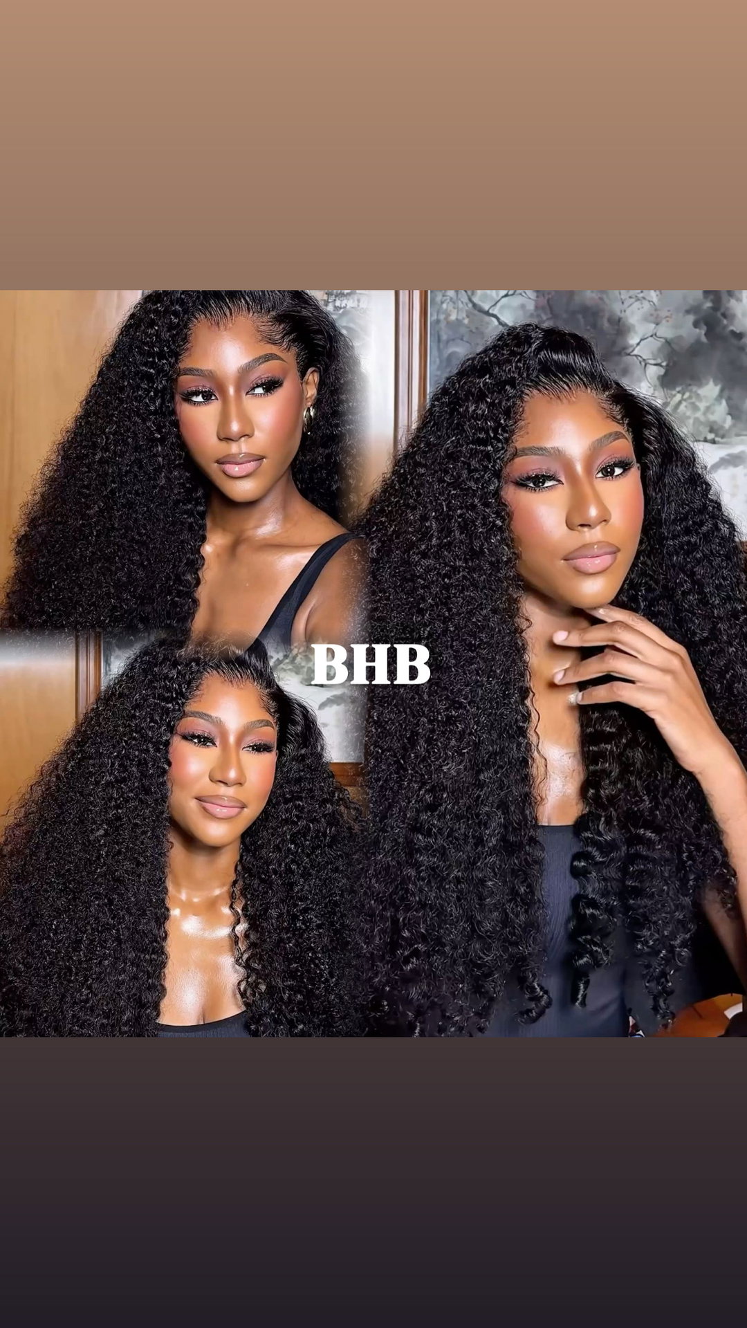 Wig Burmese curly 100% Virgin Hair