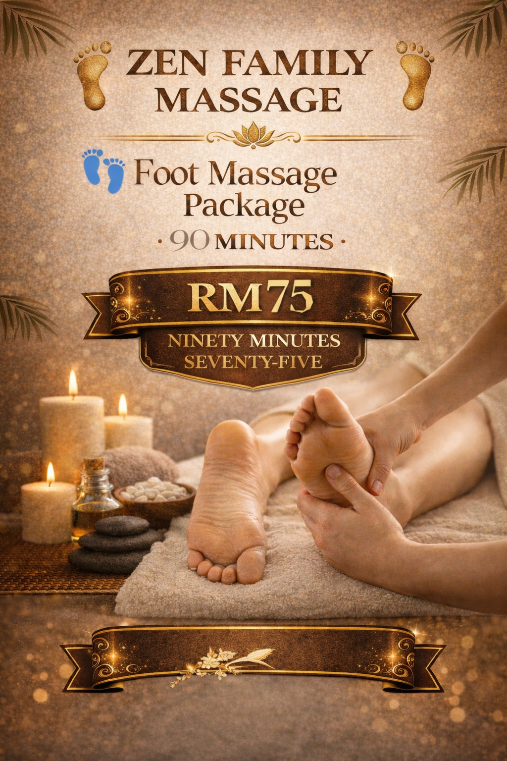 FOOT 👣 MASSAGE 90 min