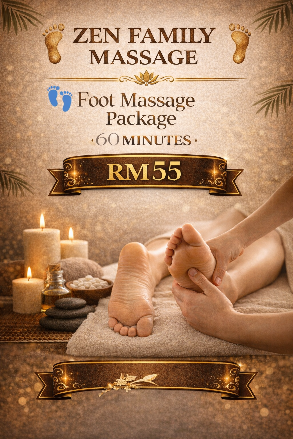 FOOT 👣 MASSAGE  60 min
