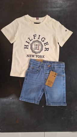 T-shirt TOMMY Rouge Beige 
