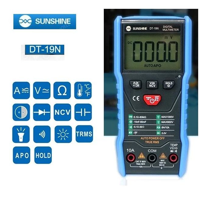 MULTIMETER SUNSHINE DT-19N