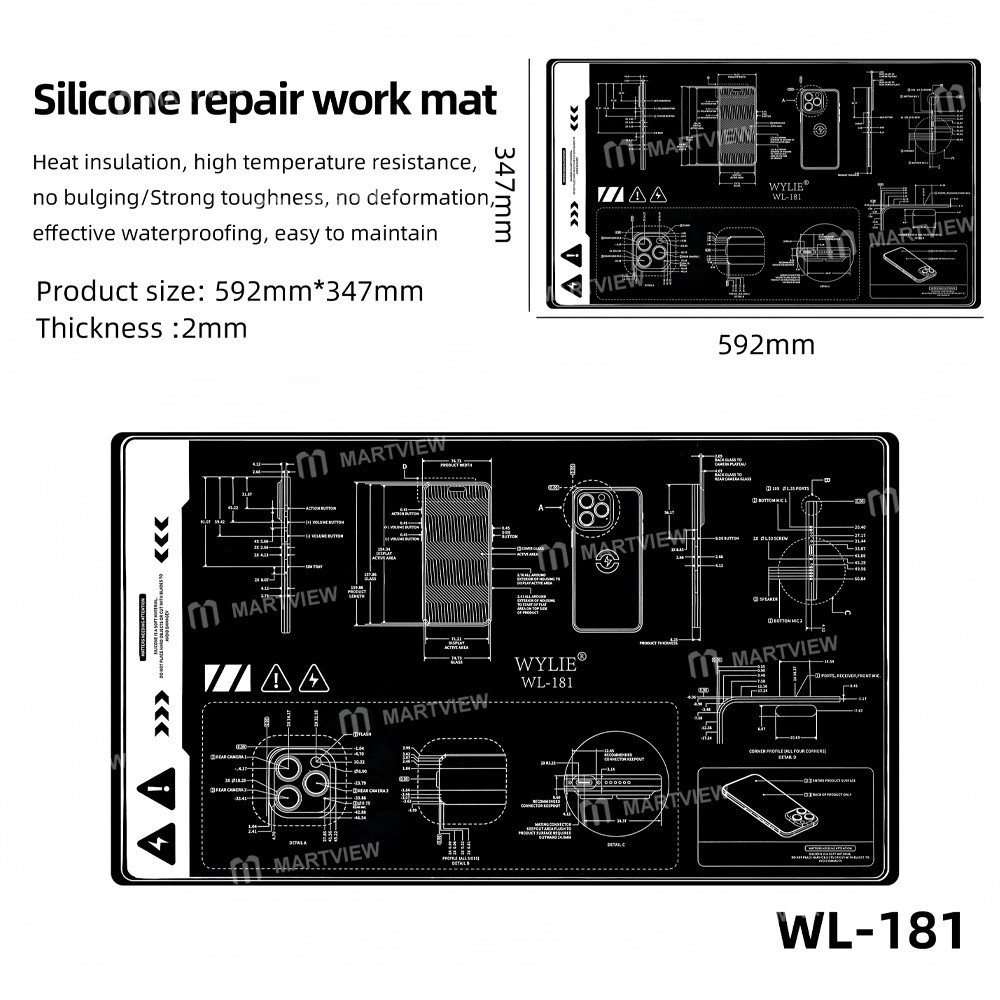 SILICONE PAD WYLIE WL-181