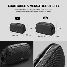 TOMTOC Light-T12 Advanced Tech Organizer - Black